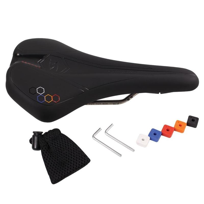 VAR-2 Chromoly Rails Adjustable Flex Bike Saddle