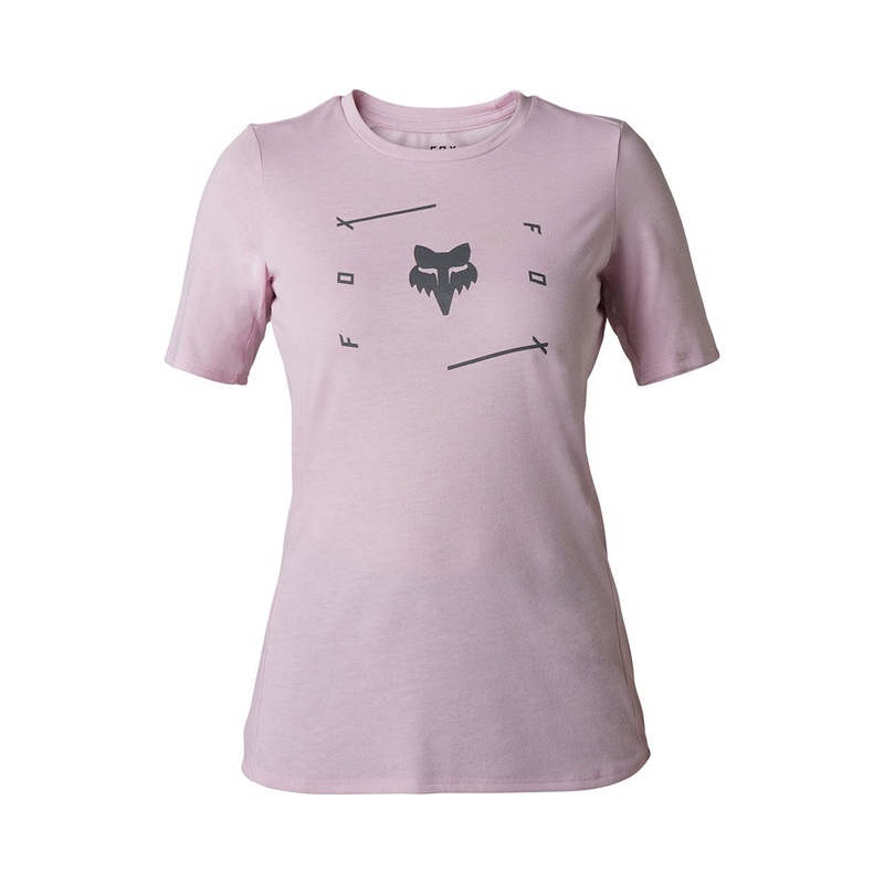 Fox Womens Ranger Drirelease Veni Short Sleeve Jersey Blush XSmall