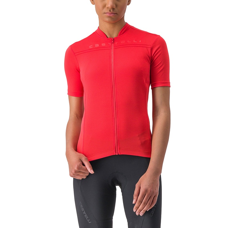 Castelli Womens Anima 4 Jersey Hibiscus LARGE