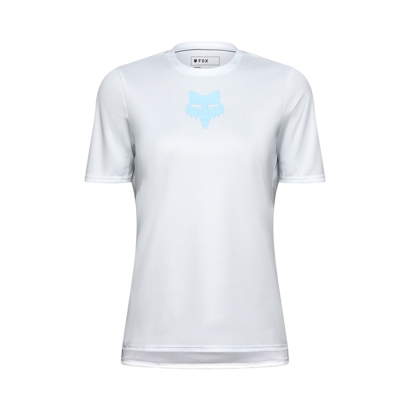 Fox Womens Ranger Short Sleeve Jersey Pale Blue LARGE
