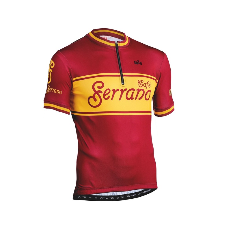 Solo Serrano Cafe Jersey Red / Yellow SMALL