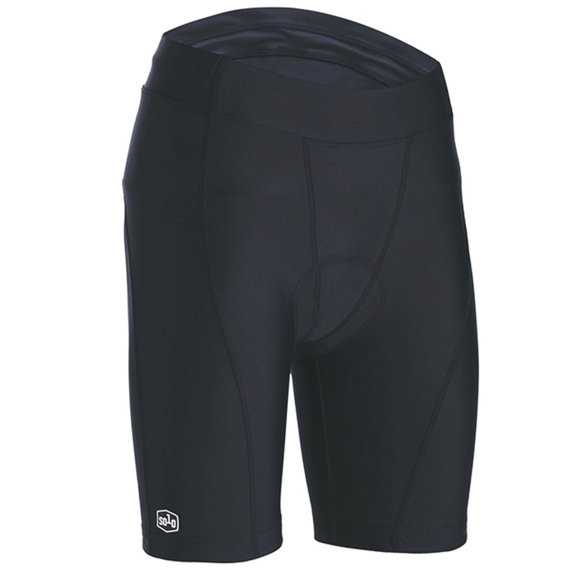 Solo Womens Sport Short Black 2X-SMALL