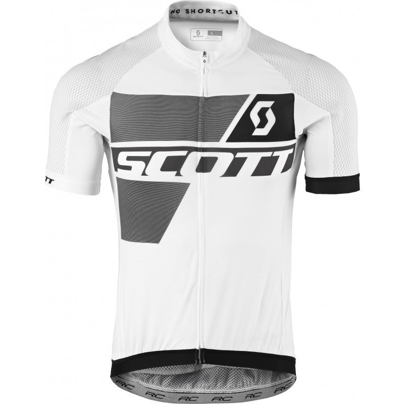 Scott RC Premium Protec Short Sleeve Jersey White / Dark Grey