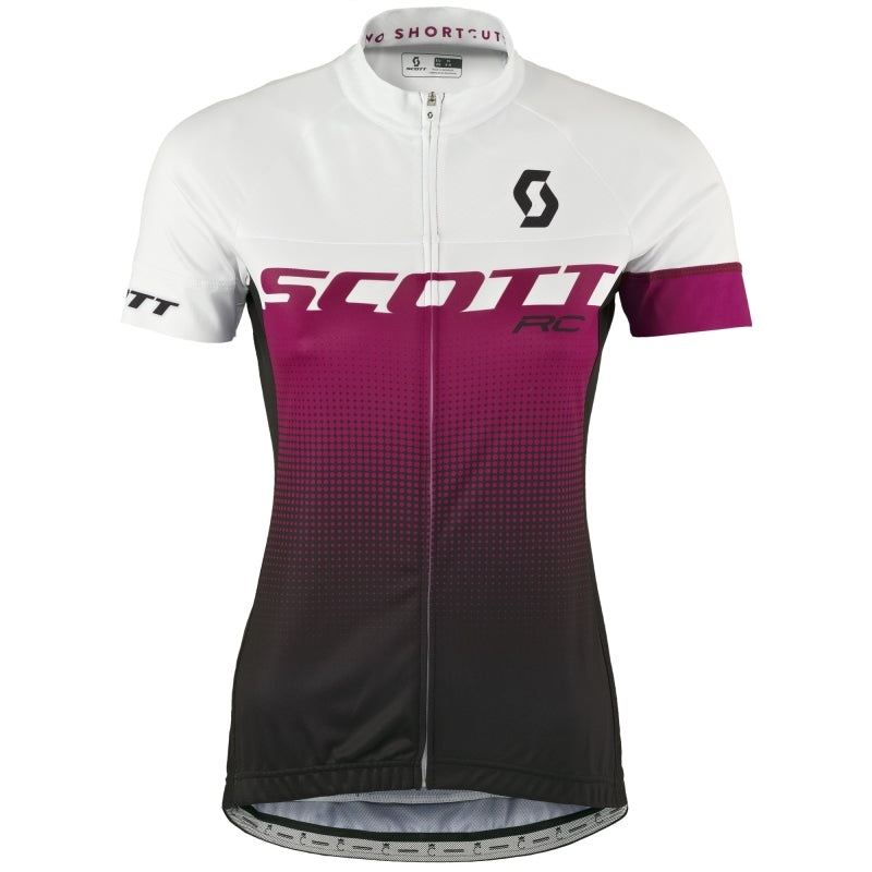 Scott RC Pro Short Sleeve Jersey Womens Black / Plum LARGE