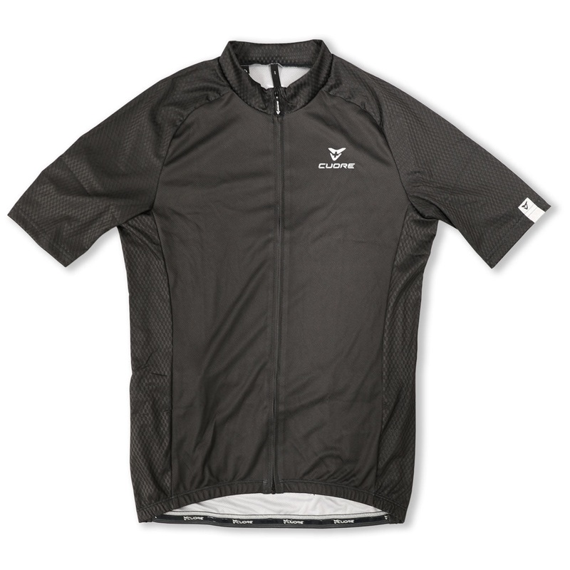 Cuore Mens Finisher Jersey Charcoal Charcoal 2XS